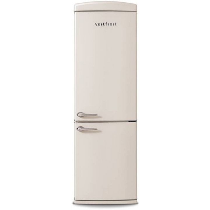 Холодильник Vestfrost VFR B373EBG в стильном бежевом ретро-дизайне