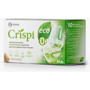 Экологичные таблетки для посудомоечных машин CRISPI (30шт)
